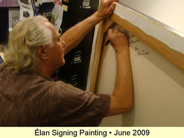 Cathedral City Artist: Elan Vital, Elans Fantastic Patrons | Elan Signing 2009
